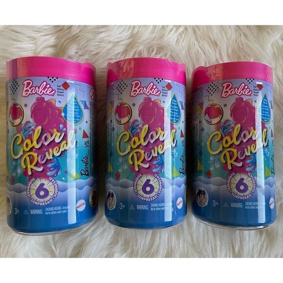 3 Pack Barbie Color Reveal Chelsea Doll - Picture 1 of 6